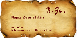 Nagy Zseraldin névjegykártya